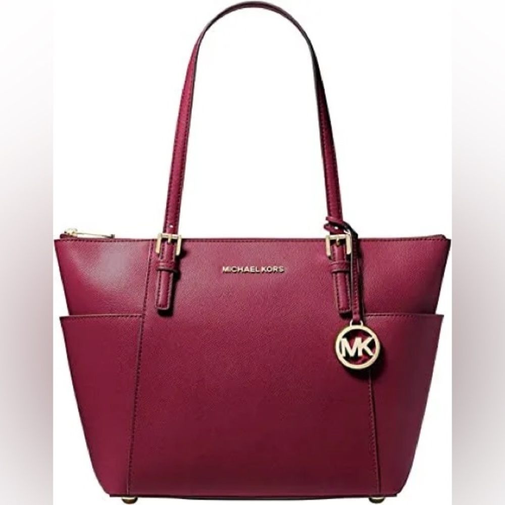 Michael Kors Jet Set Item Large East West Top Zip Tote Purse